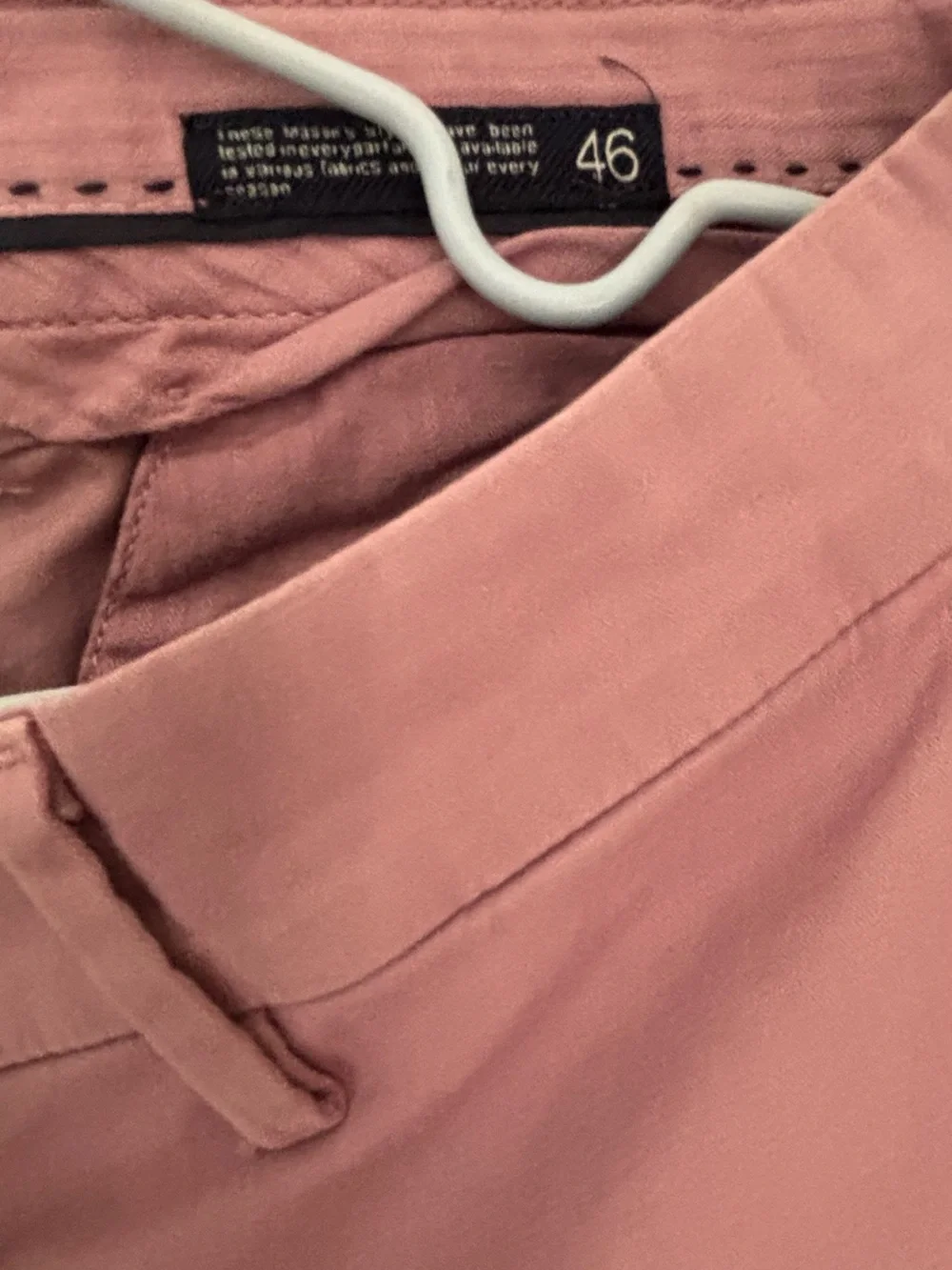 Mason's New York Men's Pink Cotton Chino Pants Made in Bulgaria- Size 46